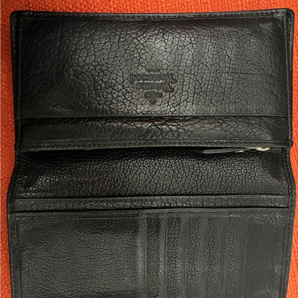 Vivienne Westwood Black Leather Wallet - Picture 3 of 5